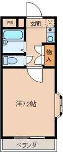 ファンドレンテ・アルファー【2階】の間取り