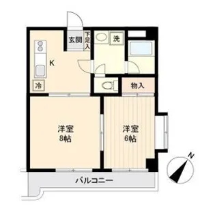 シエナ仙台I【2階】の間取り