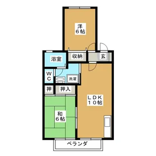 メゾン・ド・パルク【2階】の間取り