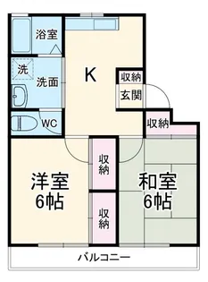アショカニーペペロミア【2階】の間取り