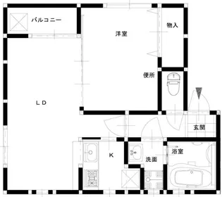 フロンティアネクストII【2階】の間取り