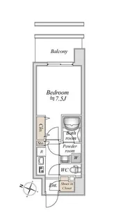 板橋本町ステーションレジデンス【6階】の間取り