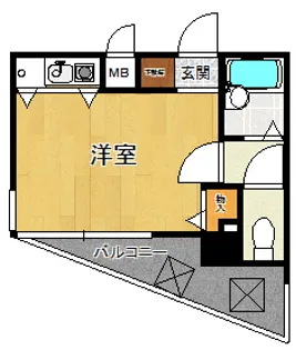 エスリード上甲子園【2階】の間取り