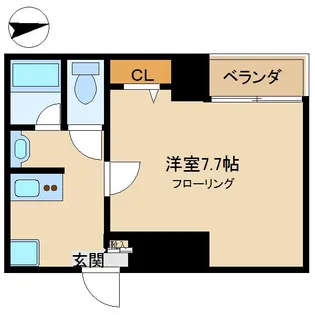 ティアラ【2階】の間取り
