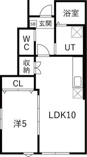 EQUUS C棟【1階】の間取り