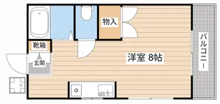 朝日ハイツ【1階】の間取り
