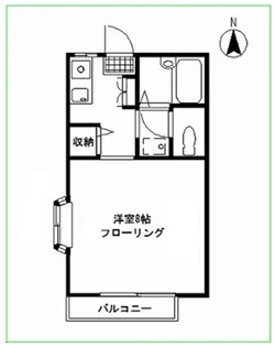 シーガルII【2階】の間取り