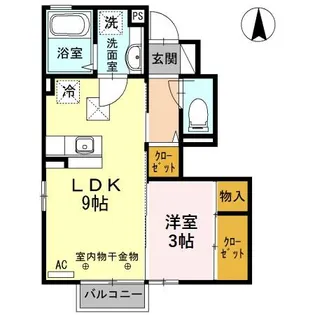 ヒロブレイズ【1階】の間取り