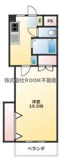 第8年見マンション【6階】の間取り