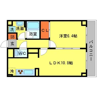 プランドール【2階】の間取り