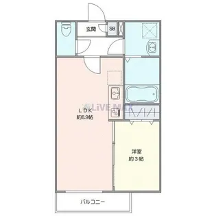 ジーメゾン千葉村田町エベッラ【2階】の間取り