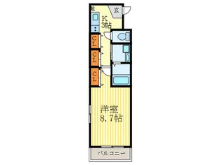 EXCEED御所北【2階】の間取り