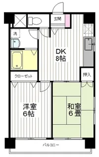 グランドール仙台【1階】の間取り