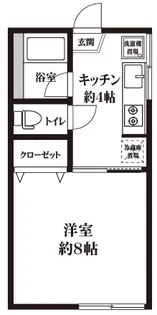 コリーナ妙蓮寺【1階】の間取り