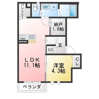ソライア【2階】の間取り