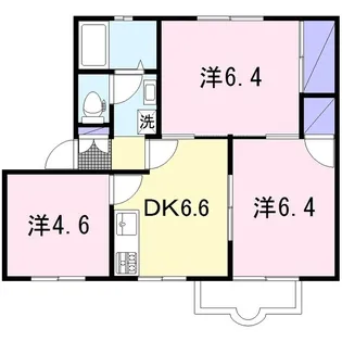 エミネンスAmi【2階】の間取り