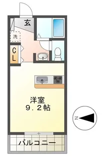 MONOLITH COURT【2階】の間取り