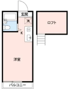 リバーハイツ【2階】の間取り