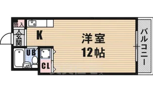 ガーデン弁天町【7階】の間取り