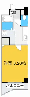 ハートヒルズ矢作【7階】の間取り