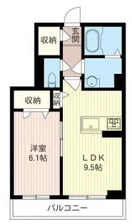シャーメゾン小作台【1階】の間取り