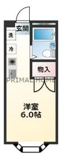 光ハイツ【1階】の間取り
