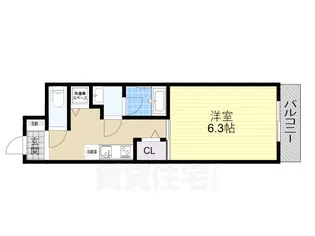ヴィオレ茨木【3階】の間取り