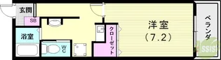 西神糀台ミオ【1階】の間取り