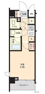 ドルチェ東京押上ツインズ弐番館【5階】の間取り