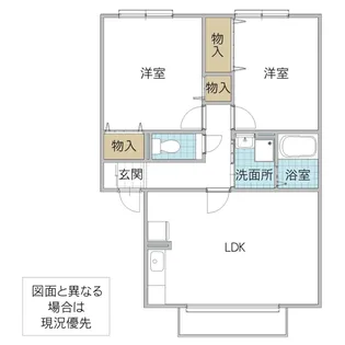 パームガーデン C【1階】の間取り