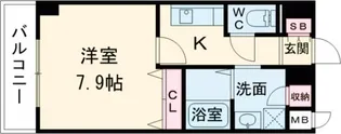 T・Kビル西大寺 NORTH【5階】の間取り