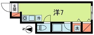 グリシーナ方南町【1階】の間取り