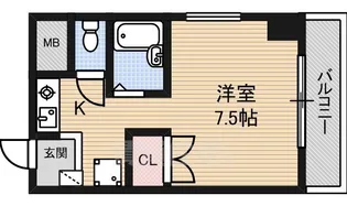 TOWNみやび【4階】の間取り