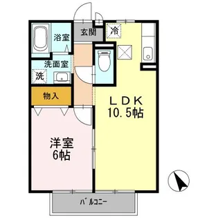サンハイムYAKATA【2階】の間取り