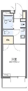 レオパレスすずしろ【2階】の間取り