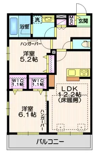 リビオン【1階】の間取り
