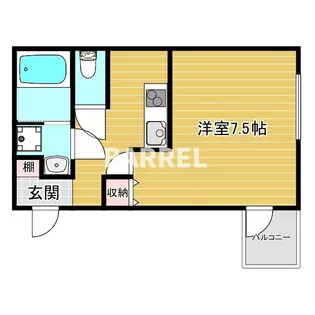 ゆたかコーポ新大阪【3階】の間取り