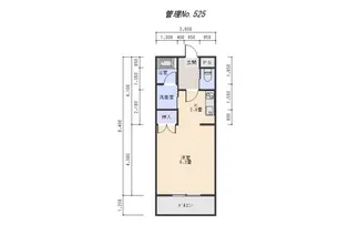 エール白須賀【1階】の間取り