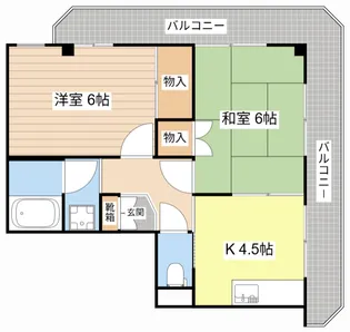 メゾン白銀556【4階】の間取り