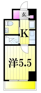 シティハイツ松戸【3階】の間取り