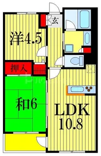 ラ・フォレ27【4階】の間取り