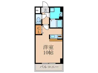 CITY SPIRE上新庄【4階】の間取り