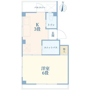Kハウス 101【3階】の間取り