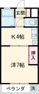 東ハイツ【1階】の間取り