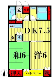 コンフォート【3階】の間取り
