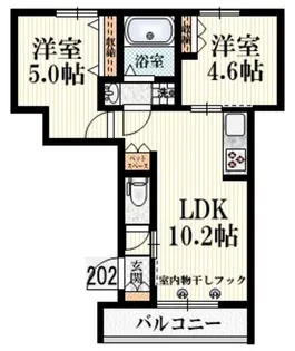 メゾンレオ【2階】の間取り