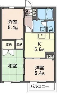 パティオ・イケダ【2階】の間取り