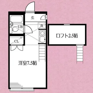 パレス三ツ境II【2階】の間取り