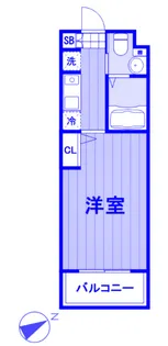 レジデンス朝日町【3階】の間取り