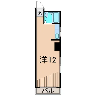 パークサイド柴又【1階】の間取り